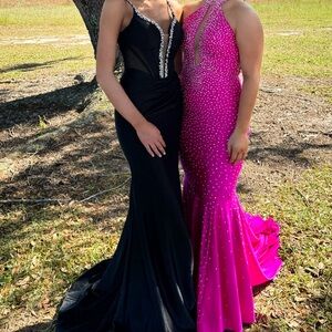 Elegant Black Evening Gown